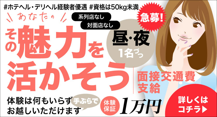 飛田新地の青春通りにある料亭あんみつ姫が昼・夜1名急募の求人情報